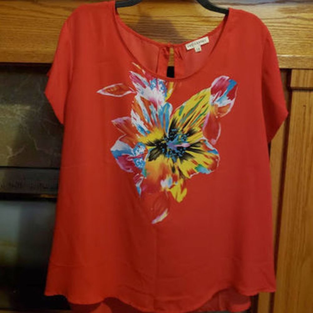 Red Floral Shirt